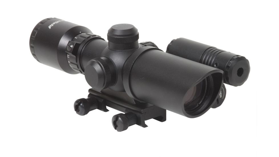 Factory DEMO Firefield 1.5-5 Rifle Scope with Attached Green Laser