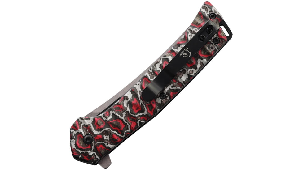 Falcon Linerlock A/O Alum Red/Gray, FLNKS24202