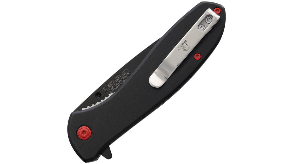 Falcon Linerlock A/O Aluminum Black, FLNKS2045BK