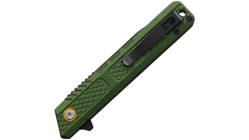 Falcon Linerlock A/O Aluminum Green, FLNKS1312GN