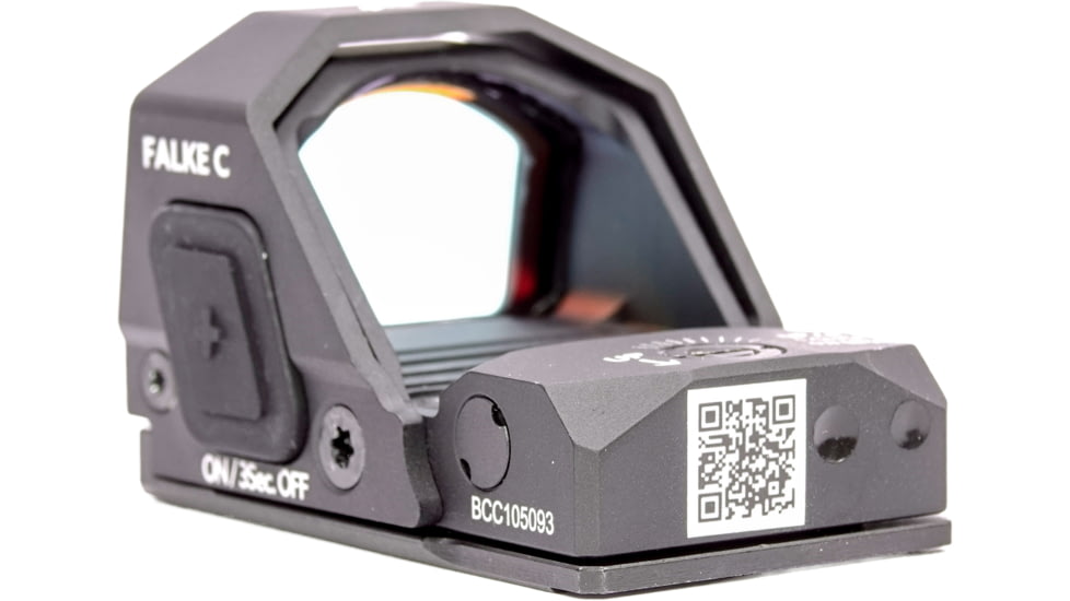 Falke Model C 1x26.5mm Ultra Robust Compact Reflex Sight, Clear Visible 3 MOA Dot Reticle, Black, One Size, FAL30-0031
