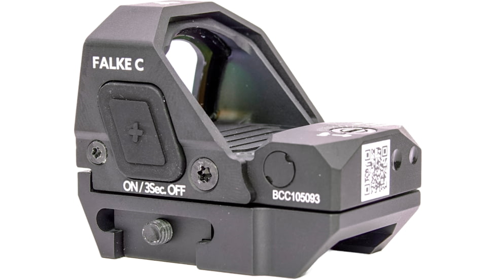 Falke Model C 1x26.5mm Ultra Robust Compact Reflex Sight, Clear Visible 3 MOA Dot Reticle, Black, One Size, FAL30-0031
