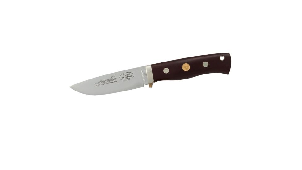 Fallkniven F1/3G Fixed 3.9in Blade Knife with Maroon Micarta Handle 2160406