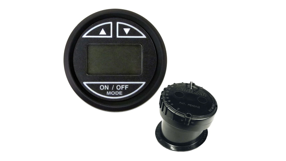 Faria Beede Instruments 2" Depth Sounder w/In-Hull Transducer - Euro Black 74668