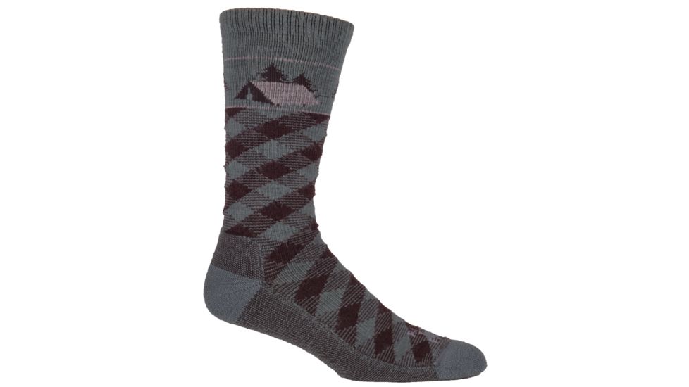 Farm To Feet Franklin Camp Crew Sock - Men's-Balsam/Brown-Medium