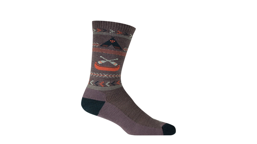 Farm To Feet Franklin Camp Crew Sock - Womens, Sparrow, Medium, FF-9668-512-SPAR-M