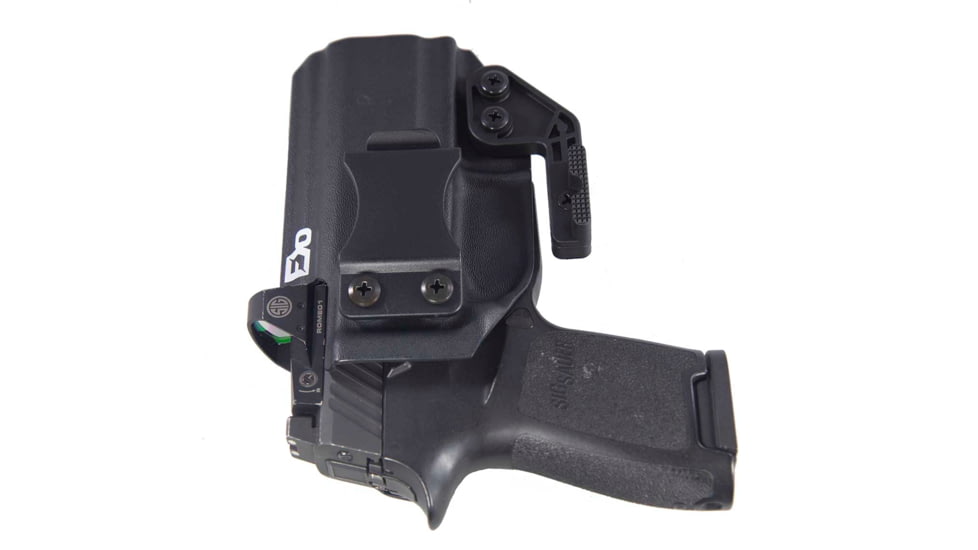 FDO Industries The Paladin IWB Kydex Holster for Sig P320 Compact w/ claw and Optic Cut, Black, 3045