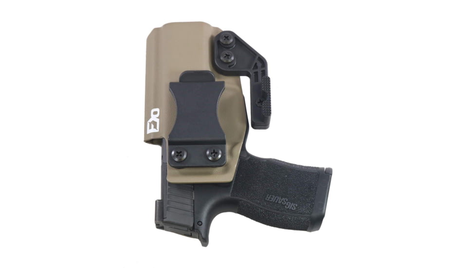 FDO Industries The Paladin IWB Kydex Holster for Sig P365XL w/ claw and Optic Cut, Flat Dark Earth, 1928