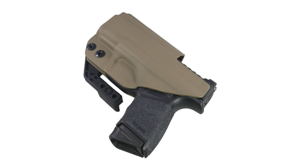FDO Industries The Paladin IWB Kydex Holster for Springfield Hellcat w/ claw and Optic Cut, Flat Dark Earth, 2338