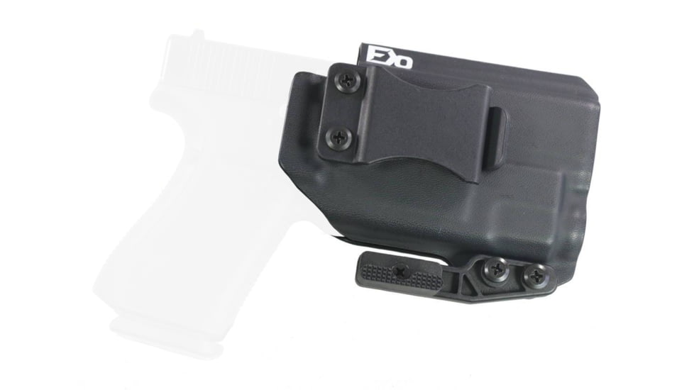 FDO Industries The Pyre Lightbearing IWB Kydex Holster for Glock 17/22/31 w/Streamlight TLR7 w/claw and Optic cut, Black, 3182
