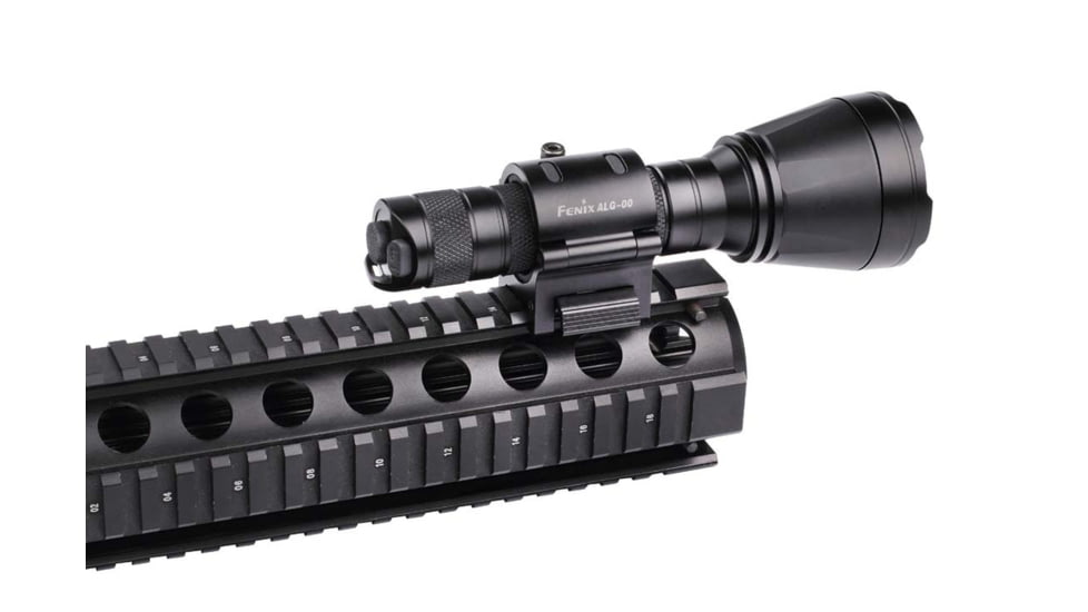 Fenix ALG-00, Picatinny Rail Mount, Fits Any Flashlight with Diameter of 0.9-1.02, Anodized Finish, Black