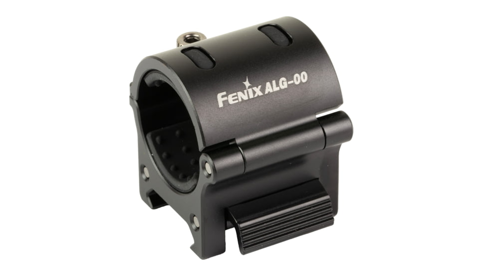 Fenix ALG-00, Picatinny Rail Mount, Fits Any Flashlight with Diameter of 0.9-1.02, Anodized Finish, Black