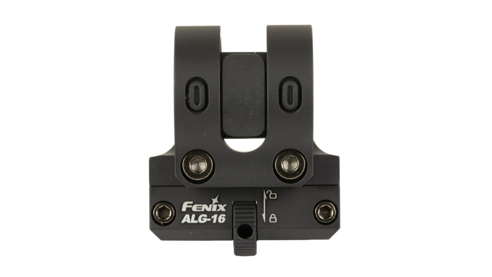 Fenix ALG-16 Rail MLOK Mount, Fits Any Flashlight with Diameter of 0.925-1.02 with a Head Smaller than 1.5, Anodized Finish, Black