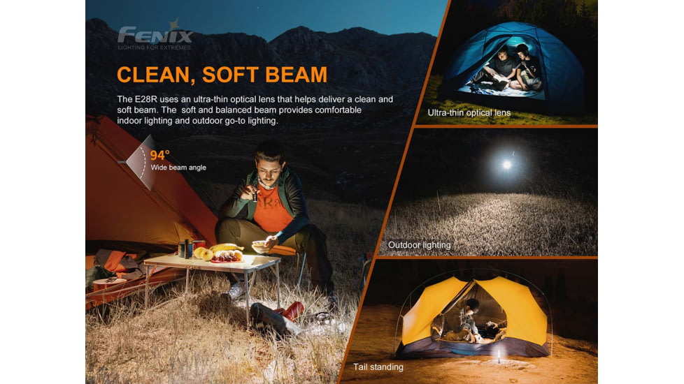 Fenix E28 R Rechargeable Flashlight, E28R