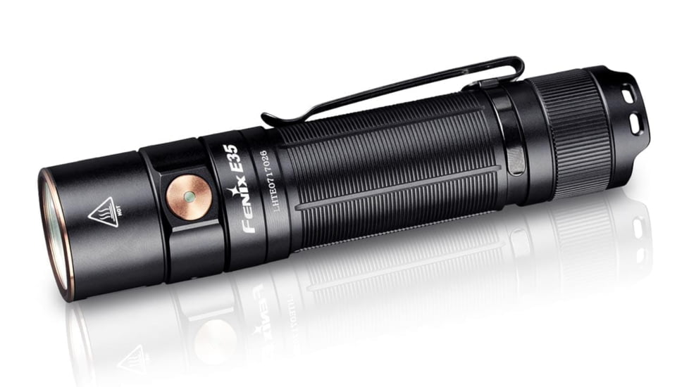 Fenix E35 V3.0 3000 Lumen Flashlight, Black, E35V3BK