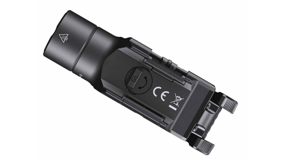 Fenix GL19R V2, Weapon Light, 1,200 Lumens, 3.7 Long, Fits GLOCK and 1913 Rails, Includes Rechargeable 18350 Battery and USB Type-C Charging Cable