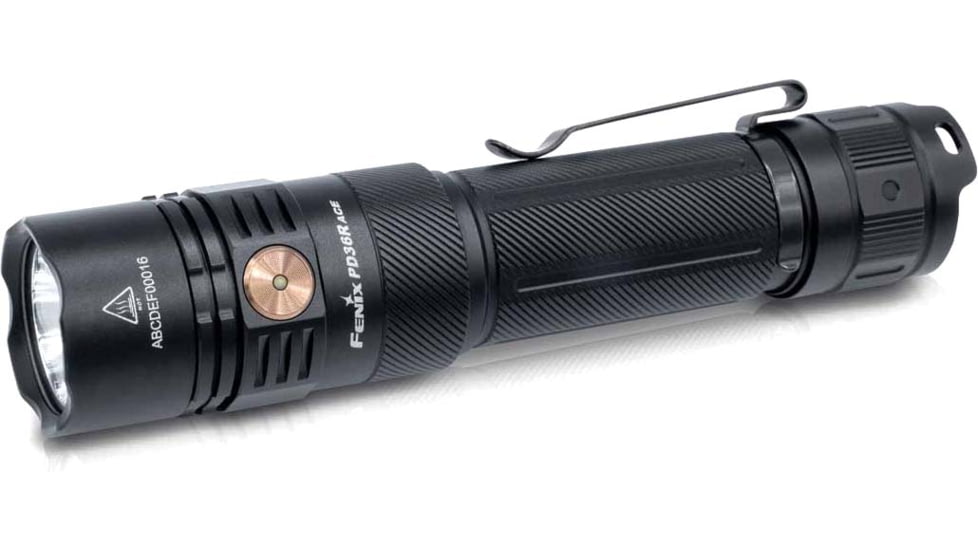 Fenix PD36R ACE Rechargeable 3000 Lumens LED Flashlight, Black, FX-PD36R-ACE