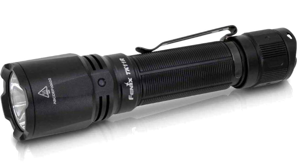 Fenix TK11R Rechargeable 1600 Lumens LED Tactical Flashlight, Black, FX-TK11R