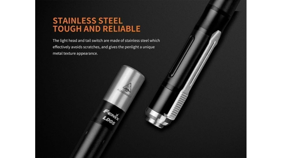 Fenix LD05 V 2.0 CW 2AAA Handheld Flashlight, LD05V2CW