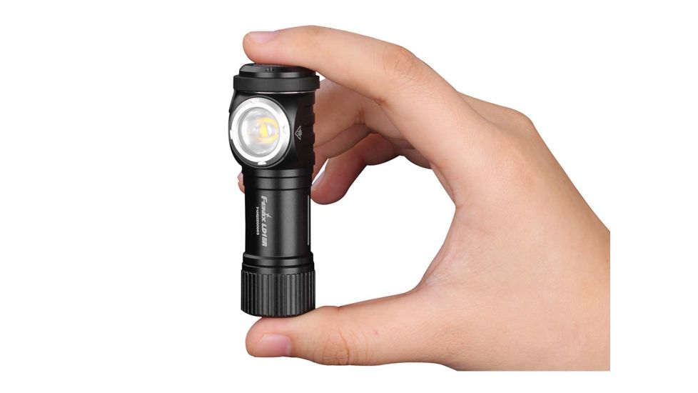 Fenix LD15R Right Angle Flashlight w/battery, 500 Lumens, Black LD15RXPBK