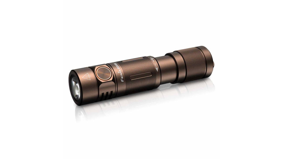 Fenix Lighting E05R Lithium Ion 400 Lumens Luminus SST20 LED Flashlight, Brown, E05RG2BR