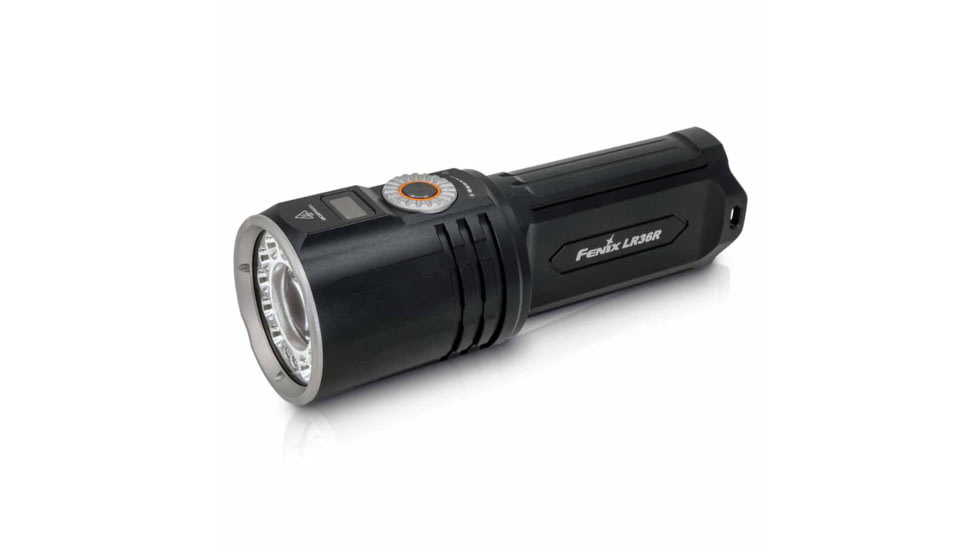 Fenix Lighting LR36R Lithium Ion 10000 Lumens Luminus SST 25 LED, CT1-Mini Laser Flashlight, Black, LR36RXBK