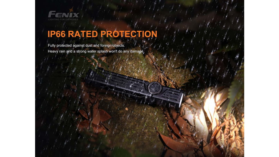 Fenix Lighting WT25R Lithium Ion 1000 Lumens CREE XP-L HI LED Flashlight, Black, WT25RXBK