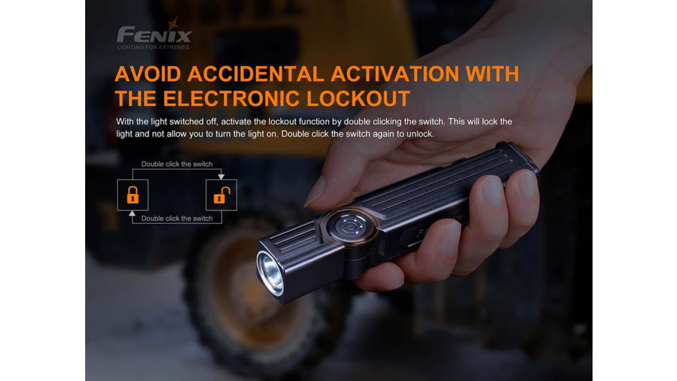 Fenix Lighting WT25R Lithium Ion 1000 Lumens CREE XP-L HI LED Flashlight, Black, WT25RXBK