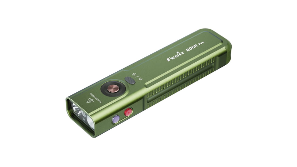 Fenix Lighting E06R PRO Lithium Ion 1600 Lumens Luminus SST20 LED, Luminus SFT25 LED Flashlight, Olive Drab Green, E06RPROG
