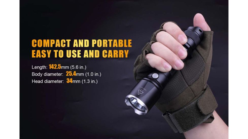 Fenix TK15UE Ultimate Edition LED Flashlight, 1000 Lumens, Black FENIX-TK15UE-BLACK