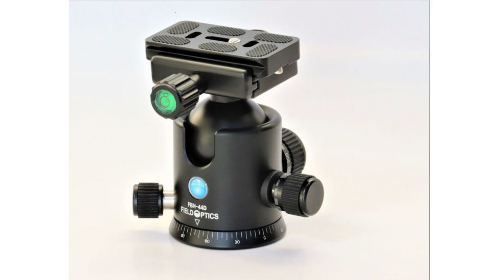 Field Optics Research Ball Head, 44mm, Tension Control, Arca Swiss Plate, FBH-44D