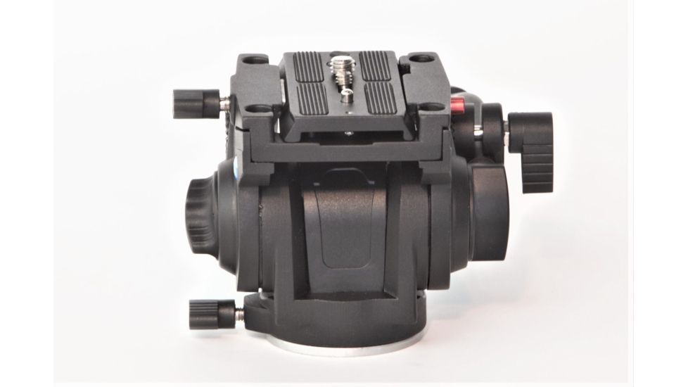 Field Optics Research Fluid Video Head, Dual Control, Manfrotto 50mm Plate, FVH-450