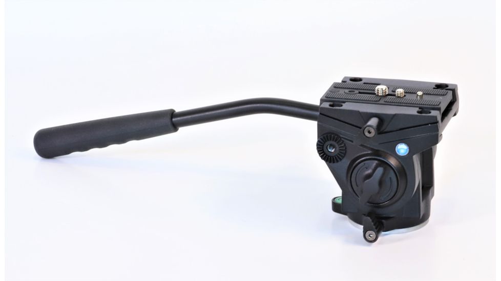 Field Optics Research Fluid Video Head, Dual Control, Manfrotto 50mm Plate, FVH-450
