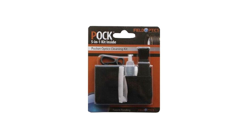 Field Optics Research Pocket Optics Cleaning Kit Hang Tag, Black, P001
