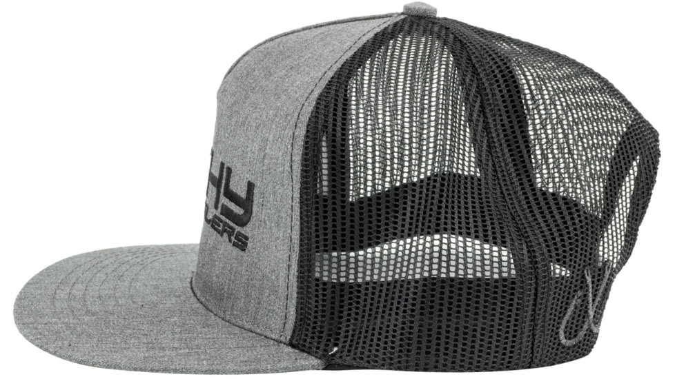 Filthy Anglers Filthy Wording Trucker Hat, Grey, HTF-FILTH-GRY