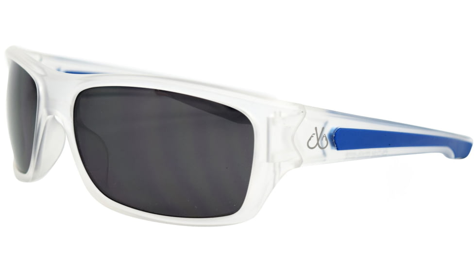 Filthy Anglers Mystic Sunglasses - Mens, Matte Clear Frame, Smoked Polarized Lens, MYSMCL01P