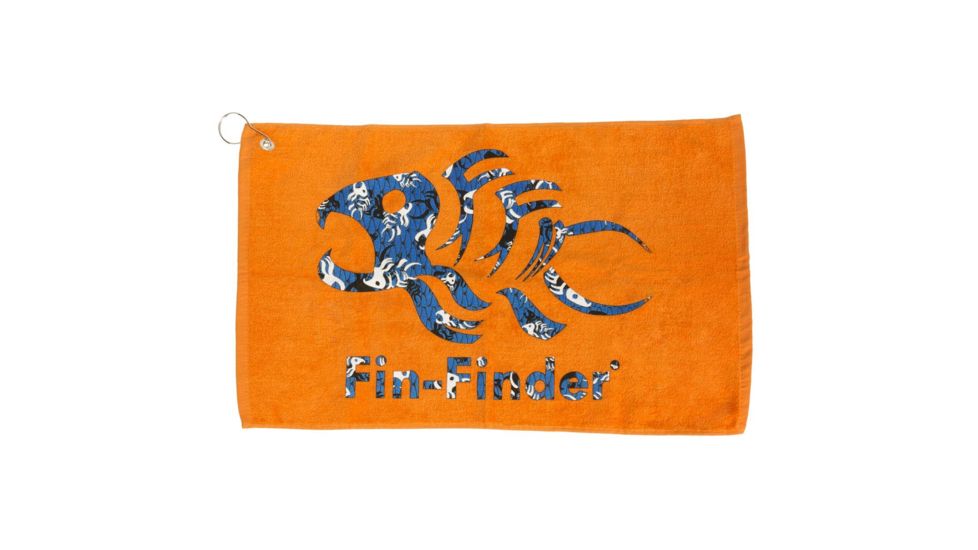 Fin-Finder Hand Towel, Fin-Finder Camo/Orange 13045