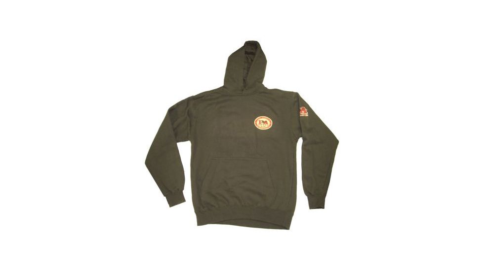 Final Approach Olive Hooded Sweatshirt Medium 480205
