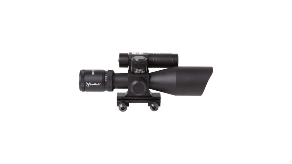 Firefield 2.5-10x40 Rifle Scope w/ Green Laser FF13014