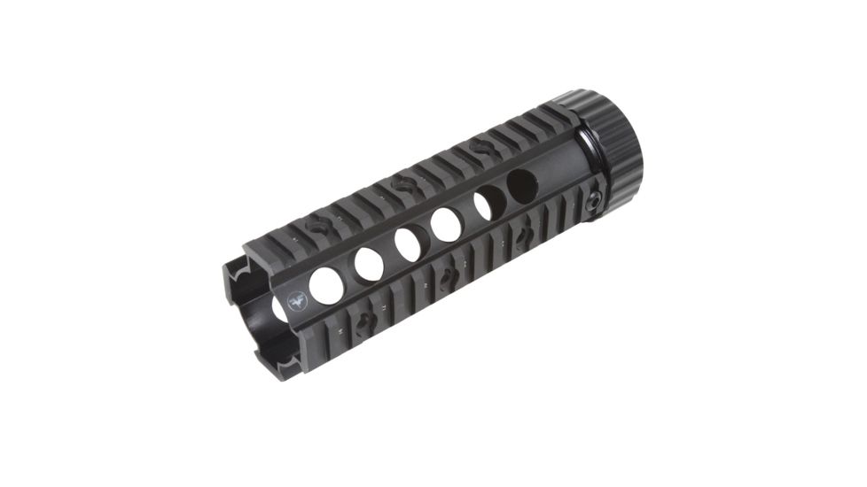 Firefield Carbine 6.9in Free Float Quad Rail, Black - FF34004