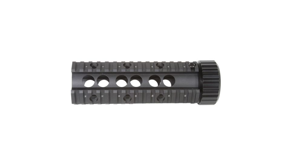 Firefield Carbine 6.9in Free Float Quad Rail, Black - FF34004