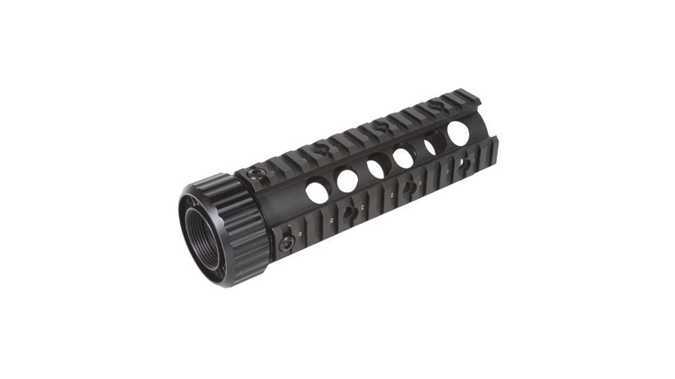 Firefield Carbine 6.9in Free Float Quad Rail, Black - FF34004