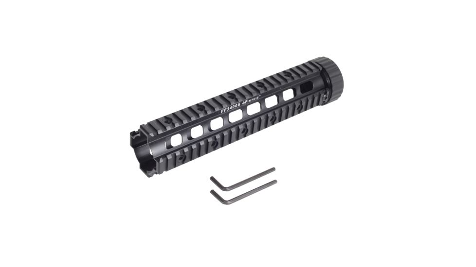Firefield Carbine Free Floating Quad Rail w/ Front Sight Cut Out FF34006