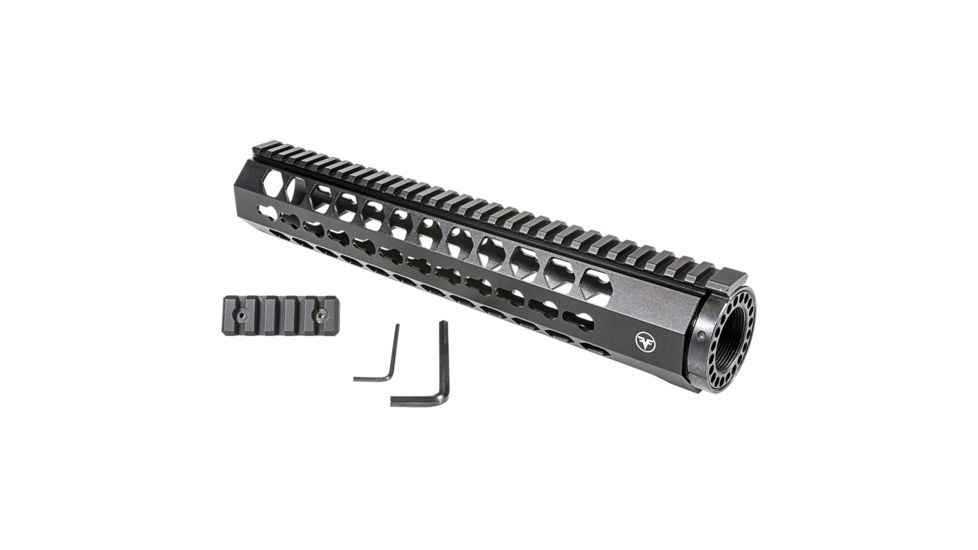 Firefield Edge12in Keymod Rail, Black, FF34051