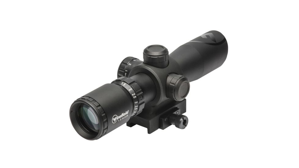 Firefield Barrage 1.5-5x32 Rifle Scope w/ Green Laser, FF13063