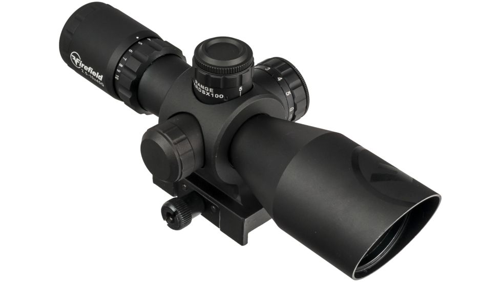 Firefield Barrage 2.5-10x40 Rifle Scope w/ Green Laser, FF13066