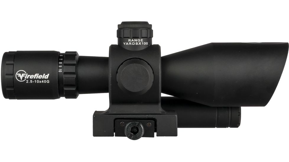 Firefield Barrage 2.5-10x40 Rifle Scope w/ Green Laser, FF13066