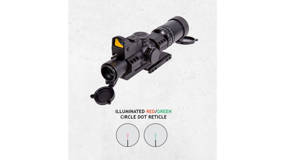 Firefield RapidStrike 1-4x24mm LPVO Riflescope Kit, Second Focal Plane