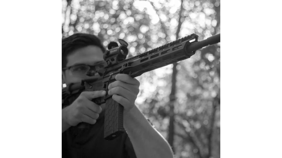 OpticsPlanet Exclusive Refurbished, Firefield Fringe 10in Carbon M-LOK Rail, Carbon fiber composite, Black, FF34070