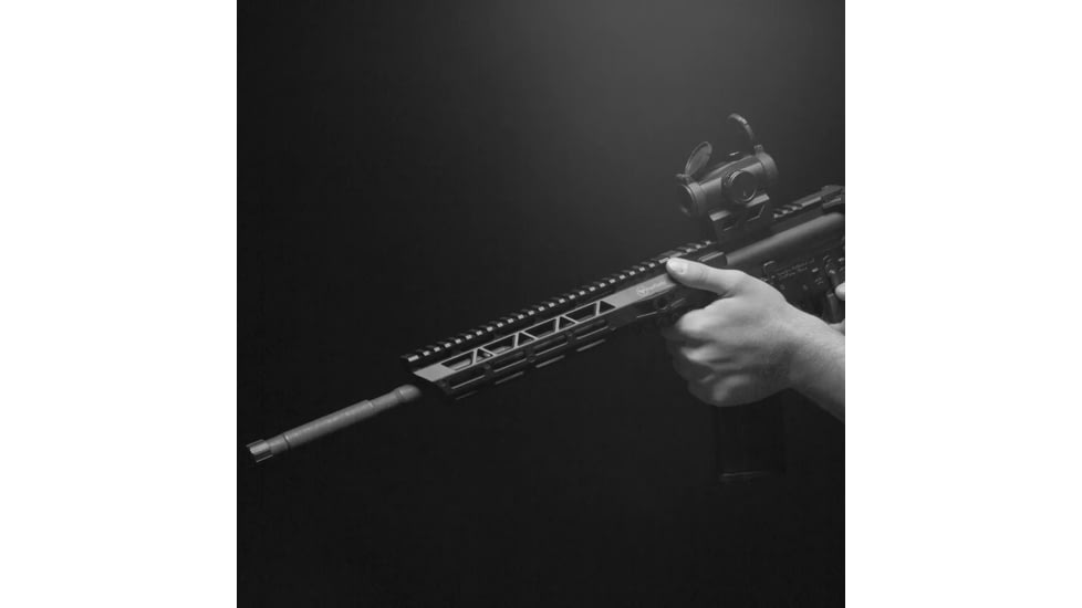 OpticsPlanet Exclusive Refurbished, Firefield Fringe 10in Carbon M-LOK Rail, Carbon fiber composite, Black, FF34070